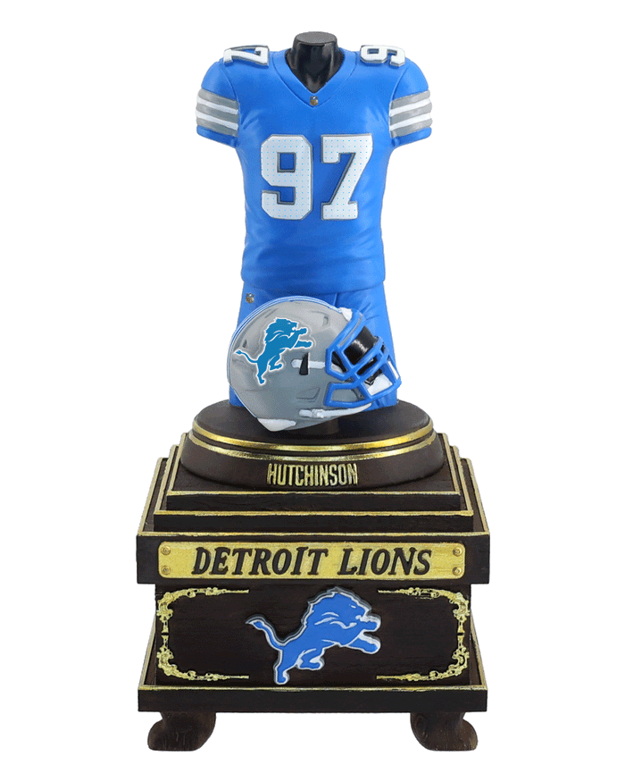 Aidan Hutchinson Detroit Lions 2026 Home Jersey Bust FOCO - FOCO.com