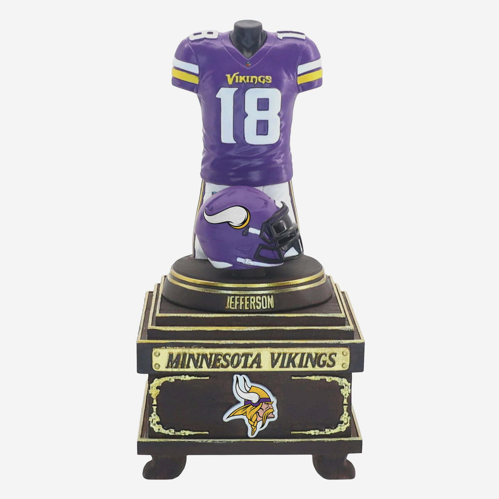 Justin Jefferson Minnesota Vikings 2026 Home Jersey Bust FOCO - FOCO.com