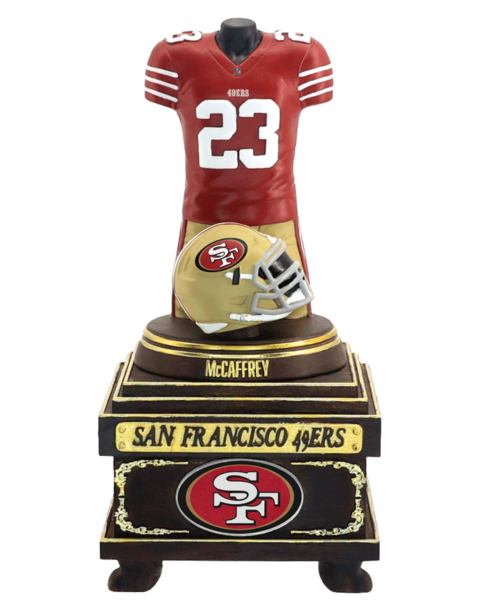 Christian McCaffrey San Francisco 49ers 2026 Home Jersey Bust FOCO - FOCO.com