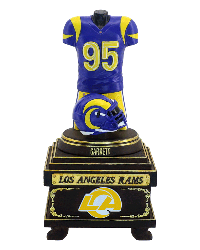 Myles Garrett Los Angeles Rams 2026 Home Jersey Bust FOCO - FOCO.com