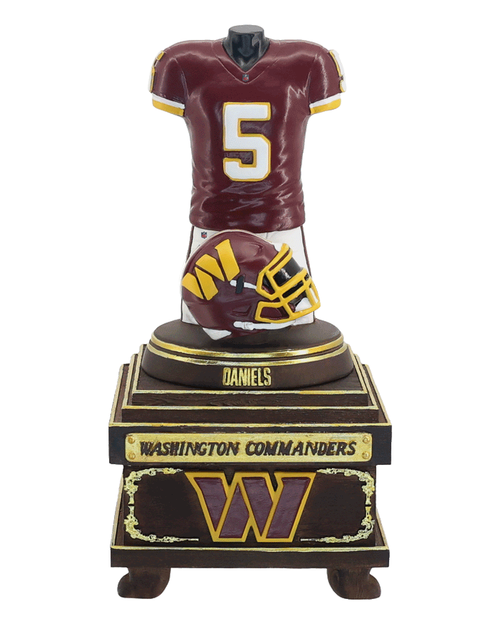 Jayden Daniels Washington Commanders 2026 Home Jersey Bust FOCO - FOCO.com