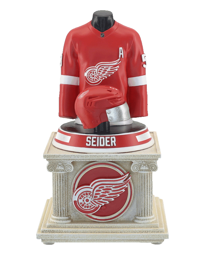 Moritz Seider Detroit Red Wings 2026 Home Jersey Bust