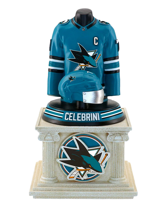 Macklin Celebrini San Jose Sharks 2026 Home Jersey Bust