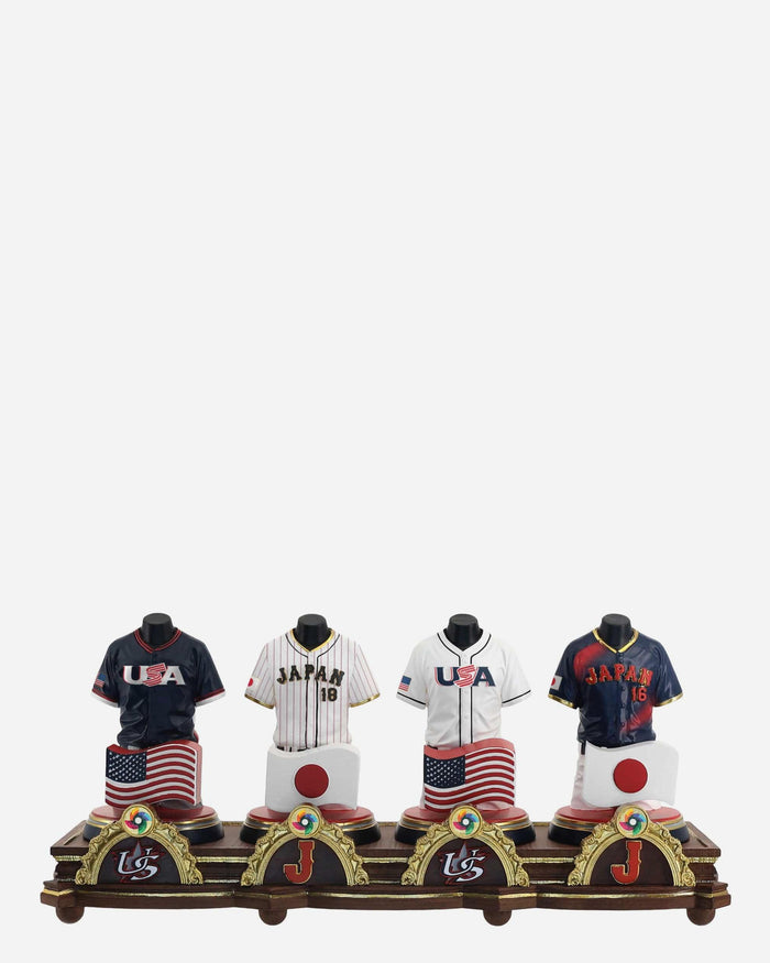 Los Angeles Dodgers 2026 World Baseball Classic Team & Country Jersey Bust Bobblehead FOCO - FOCO.com