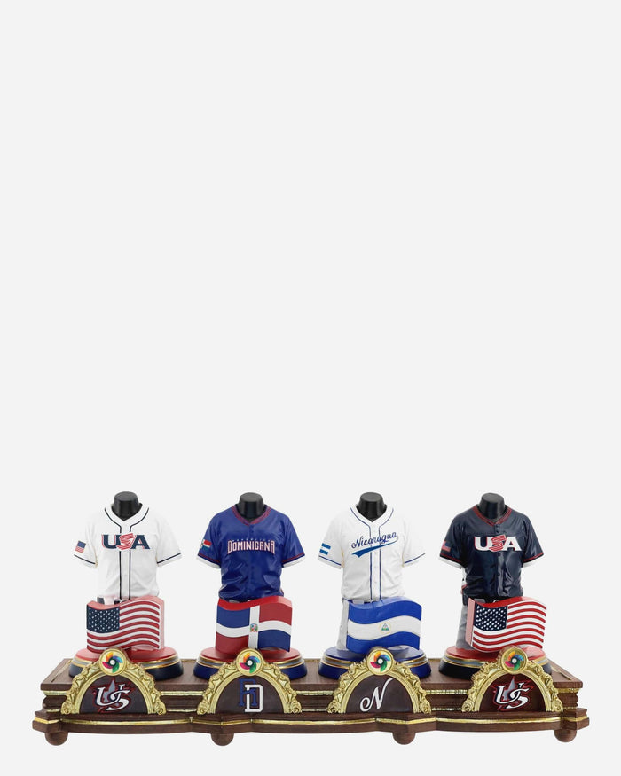 New York Mets 2026 World Baseball Classic Team & Country Jersey Bust Bobblehead FOCO - FOCO.com