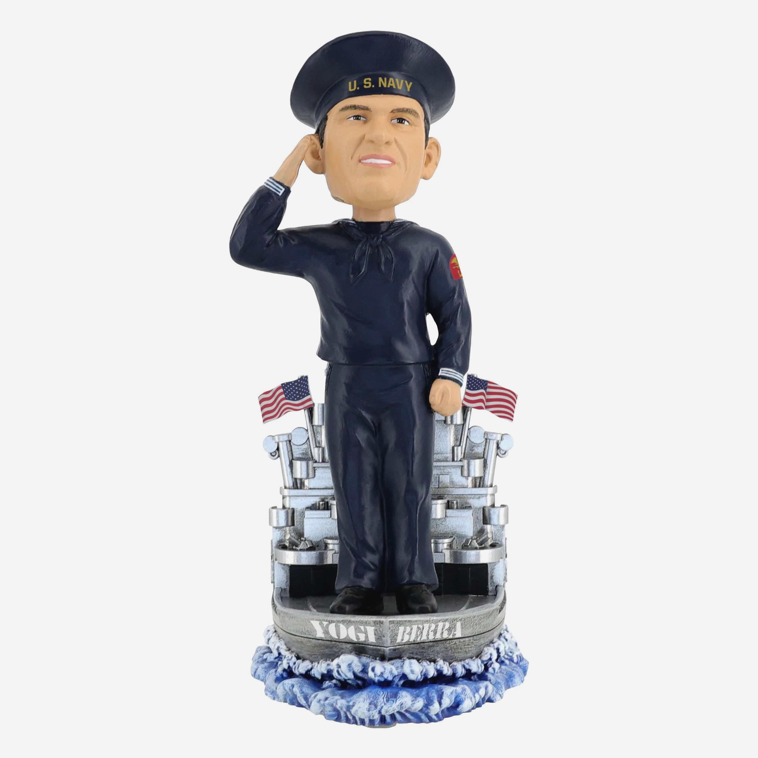 Yogi Berra Memorial Day Service Uniform Bobblehead FOCO