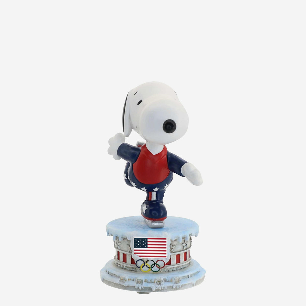 Team USA Snoopy Peanuts Figure Skating Mini Bobblehead FOCO - FOCO.com