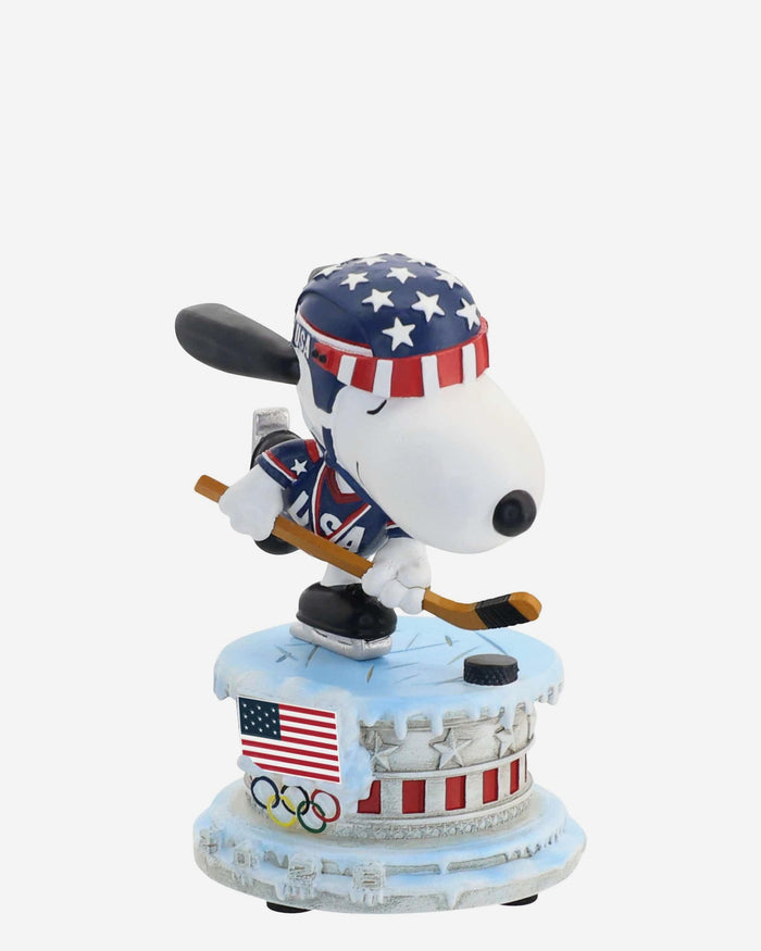 Team USA Snoopy Peanuts Hockey Mini Bobblehead FOCO - FOCO.com