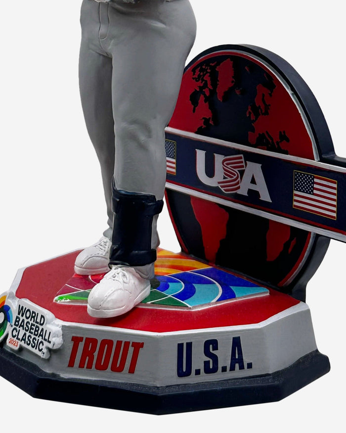 Mike Trout USA 2023 World Baseball Classic Alternate Uniform Bobblehead FOCO - FOCO.com