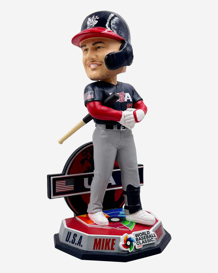Mike Trout USA 2023 World Baseball Classic Alternate Uniform Bobblehead FOCO - FOCO.com