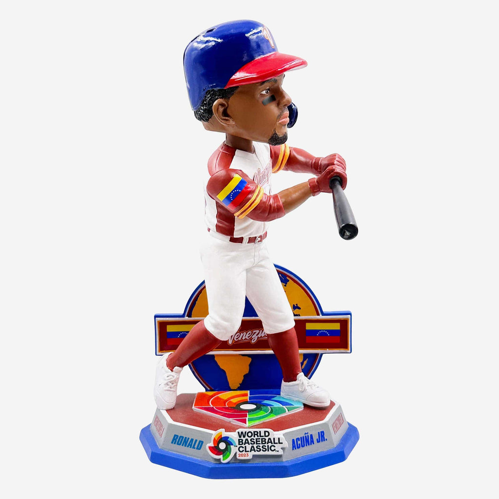 Ronald Acuna Jr Venezuela 2023 World Baseball Classic Alternate Uniform Bobblehead FOCO - FOCO.com