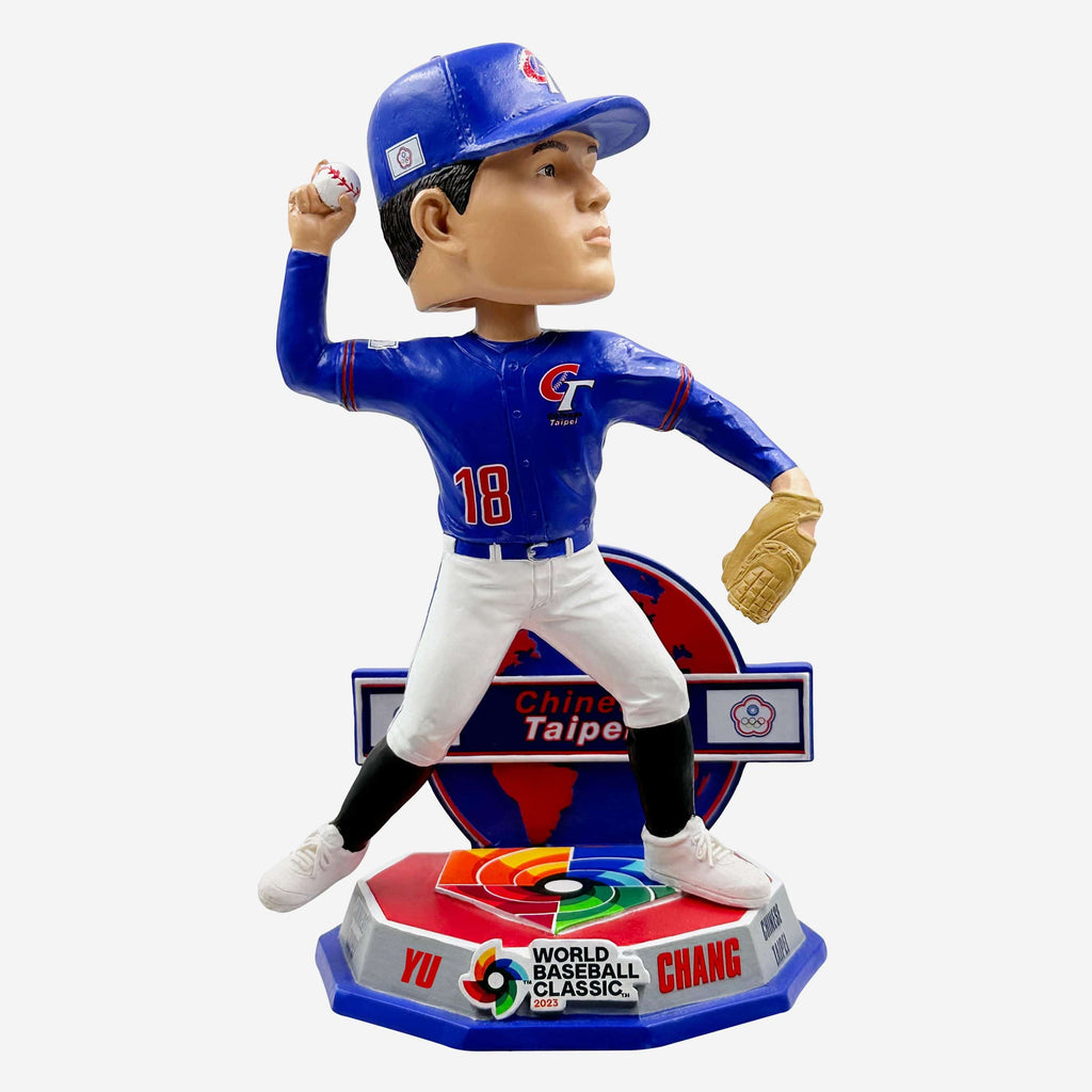 Yu Chang Chinese Taipei 2023 World Baseball Classic Away Uniform Bobblehead FOCO - FOCO.com