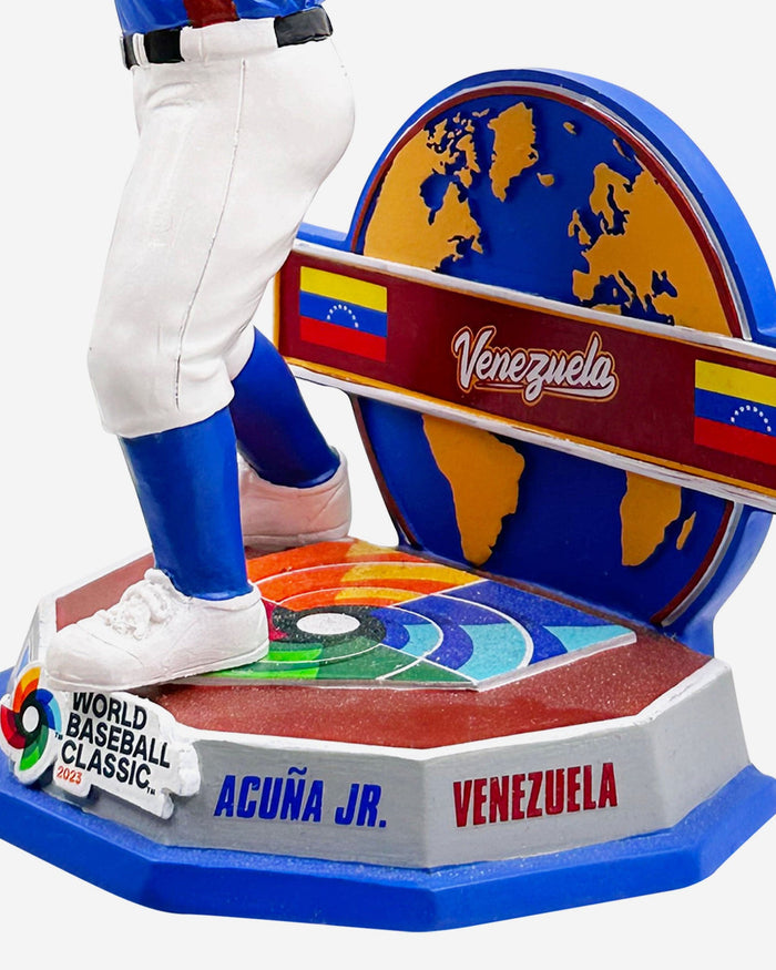 Ronald Acuna Jr Venezuela 2023 World Baseball Classic Away Uniform Bobblehead FOCO - FOCO.com