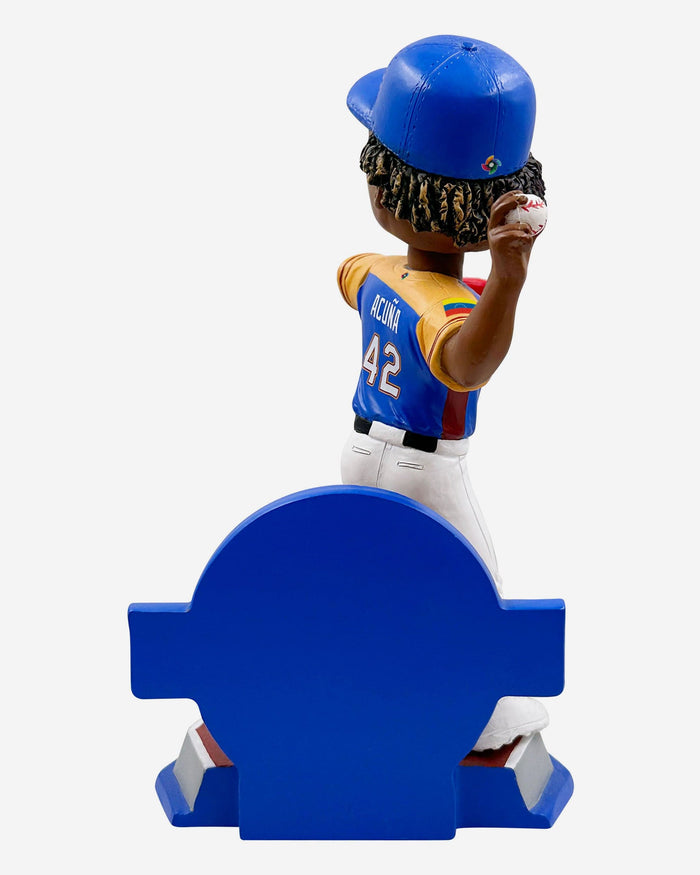 Ronald Acuna Jr Venezuela 2023 World Baseball Classic Away Uniform Bobblehead FOCO - FOCO.com