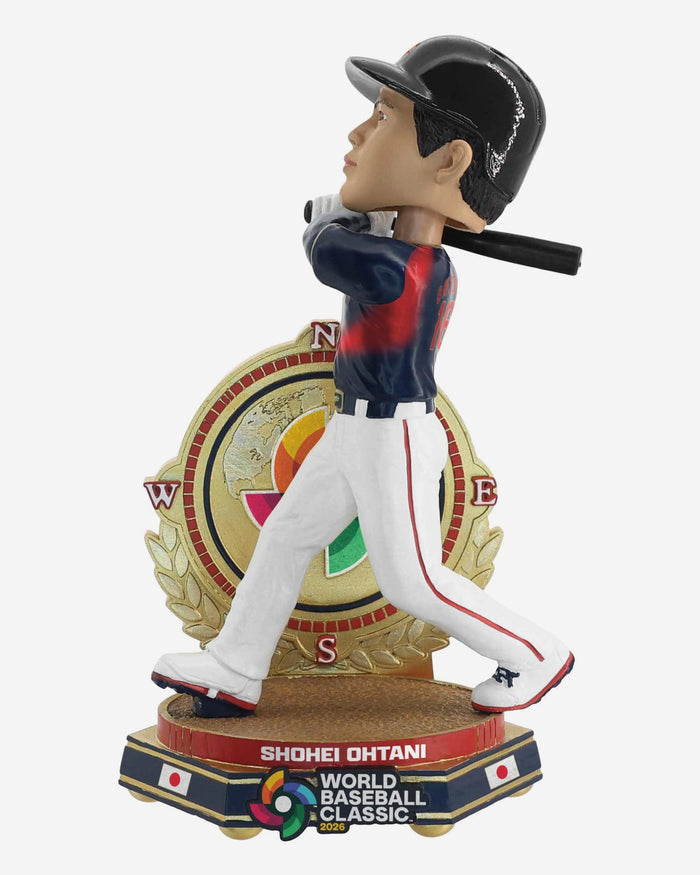 Shohei Ohtani Japan 2026 World Baseball Classic Away Uniform Batting Bobblehead FOCO - FOCO.com