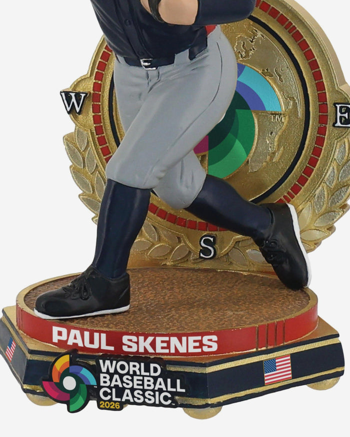Paul Skenes USA 2026 World Baseball Classic Away Uniform Bobblehead FOCO - FOCO.com