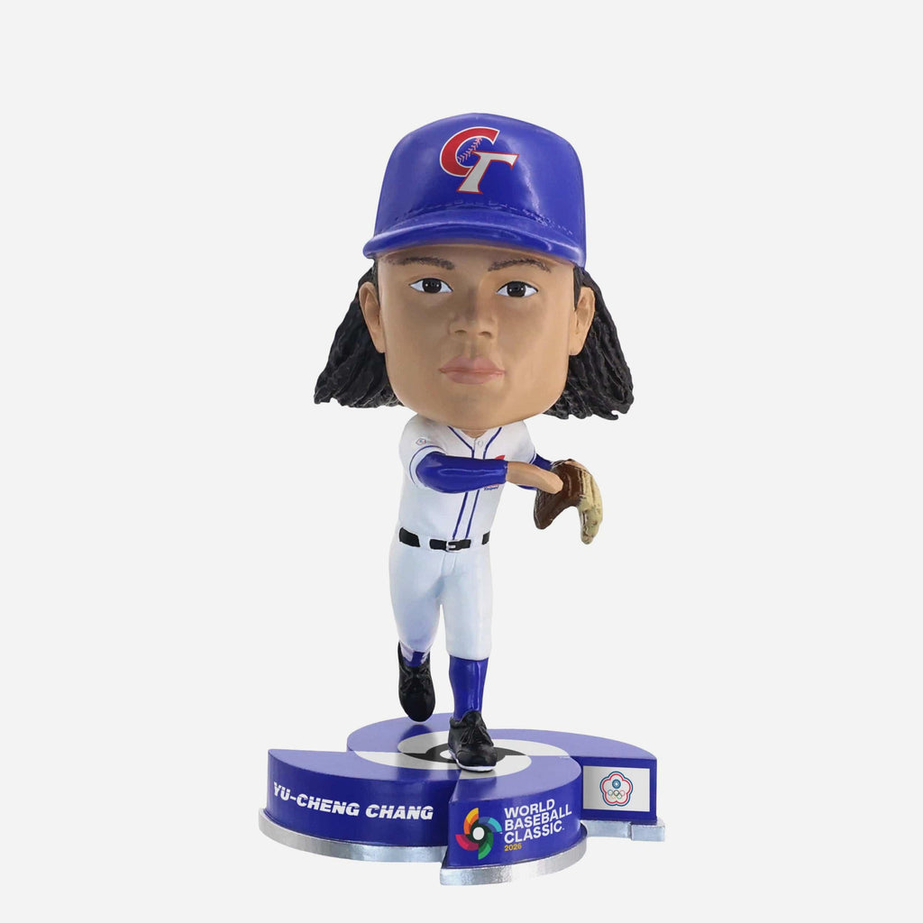Yu Chang Chinese Taipei 2026 World Baseball Classic Medium Bighead Bobblehead FOCO - FOCO.com