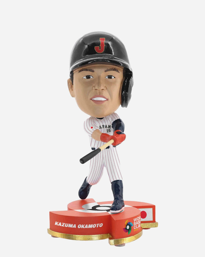Kazuma Okamoto Japan 2026 World Baseball Classic Medium Bighead Bobblehead FOCO - FOCO.com
