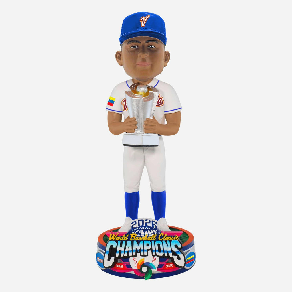 Ranger Suarez Venezuela 2026 World Baseball Classic Champions Bobblehead FOCO - FOCO.com