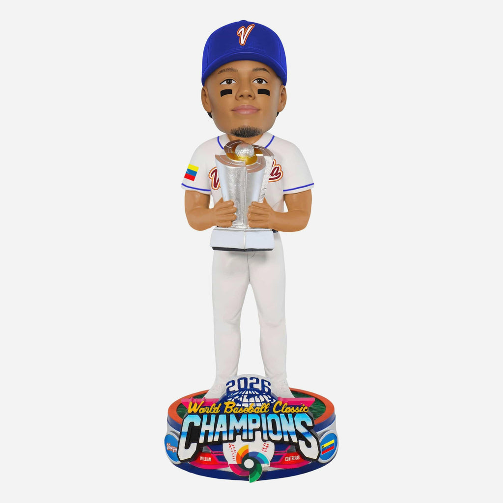 William Contreras Venezuela 2026 World Baseball Classic Champions Bobblehead FOCO - FOCO.com