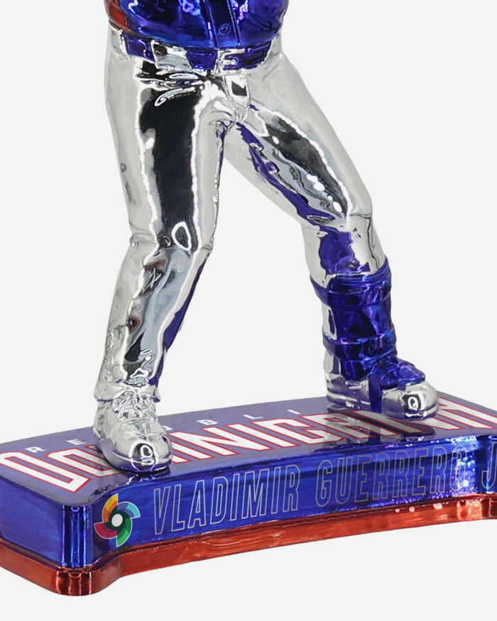 Vladimir Guerrero Jr Dominican Republic 2026 World Baseball Classic Electroplated Edition Bobblehead FOCO - FOCO.com