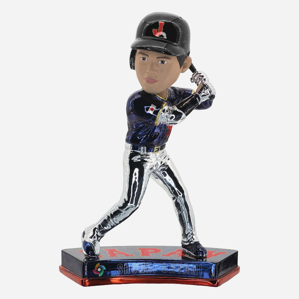 Shohei Ohtani Japan 2026 World Baseball Classic Electroplated Edition Bobblehead FOCO - FOCO.com