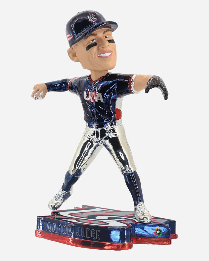 Aaron Judge USA 2026 World Baseball Classic Electroplated Edition Bobblehead FOCO - FOCO.com