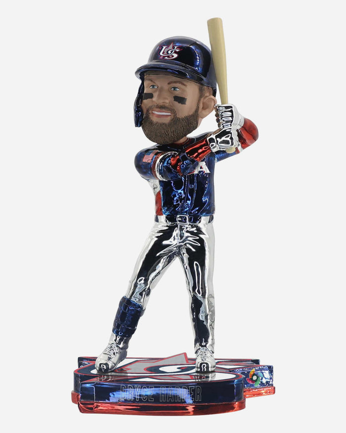 Bryce Harper USA 2026 World Baseball Classic Electroplated Edition Bobblehead FOCO - FOCO.com