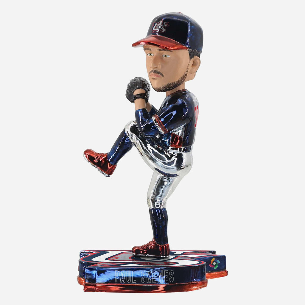 Paul Skenes USA 2026 World Baseball Classic Electroplated Edition Bobblehead FOCO - FOCO.com