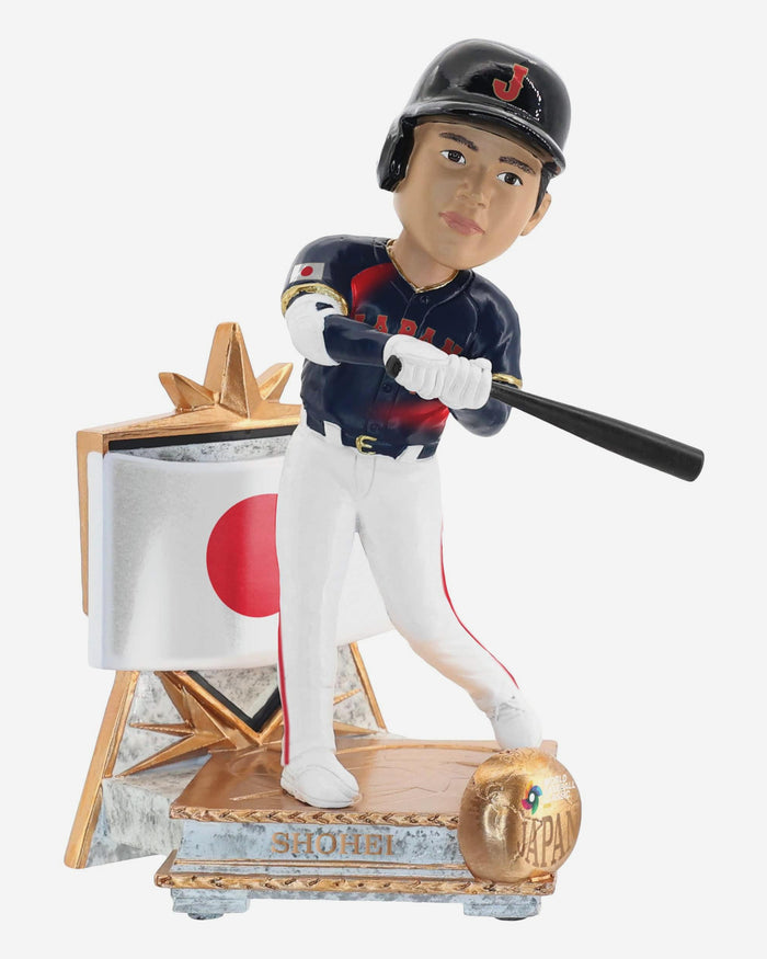 Shohei Ohtani Japan 2026 World Baseball Classic Batting Flag Bobblehead FOCO - FOCO.com