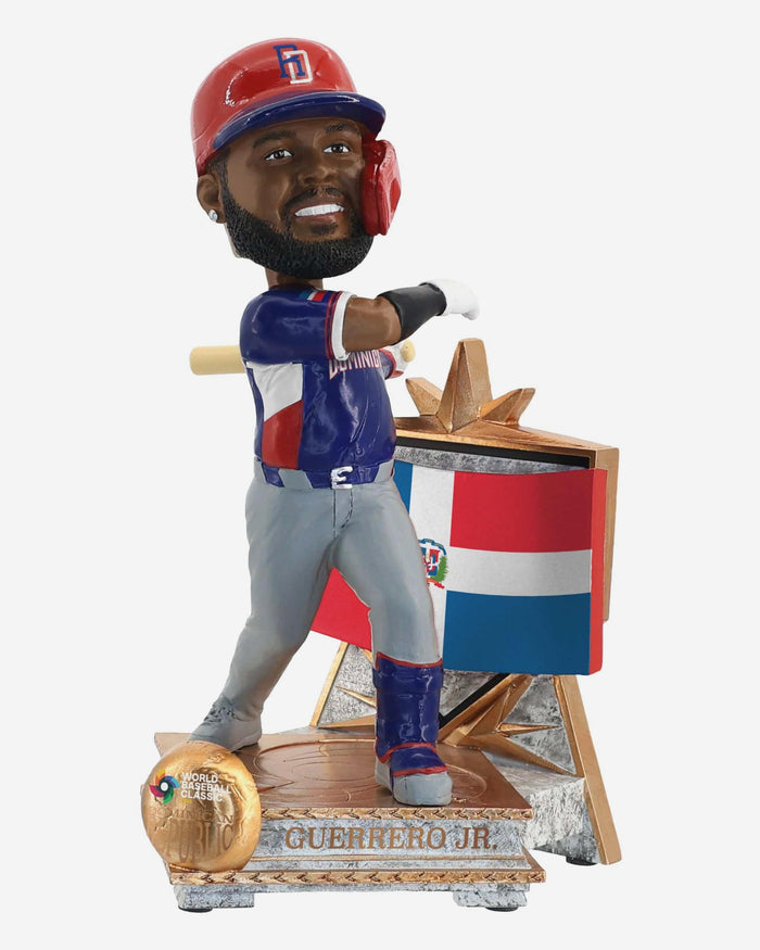 Vladimir Guerrero Jr Dominican Republic 2026 World Baseball Classic Flag Bobblehead FOCO - FOCO.com