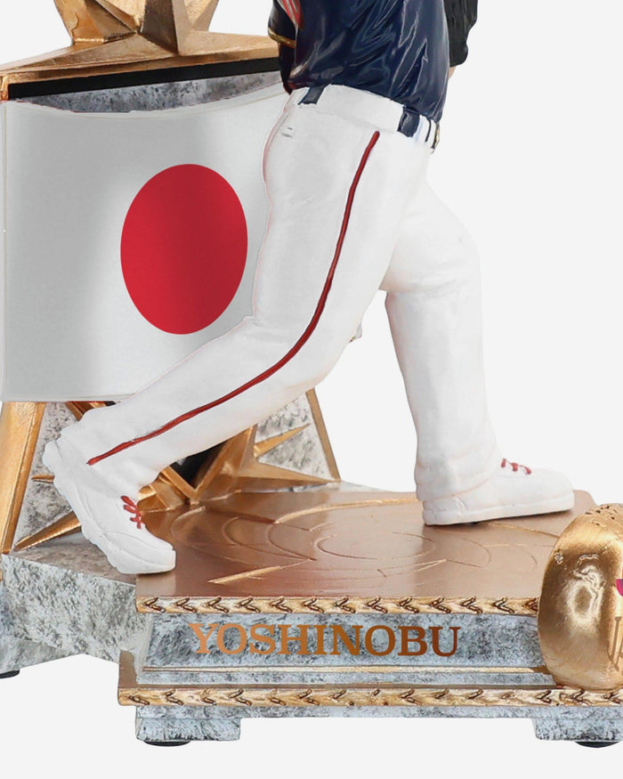 Yoshinobu Yamamoto Japan 2026 World Baseball Classic Flag Bobblehead FOCO - FOCO.com