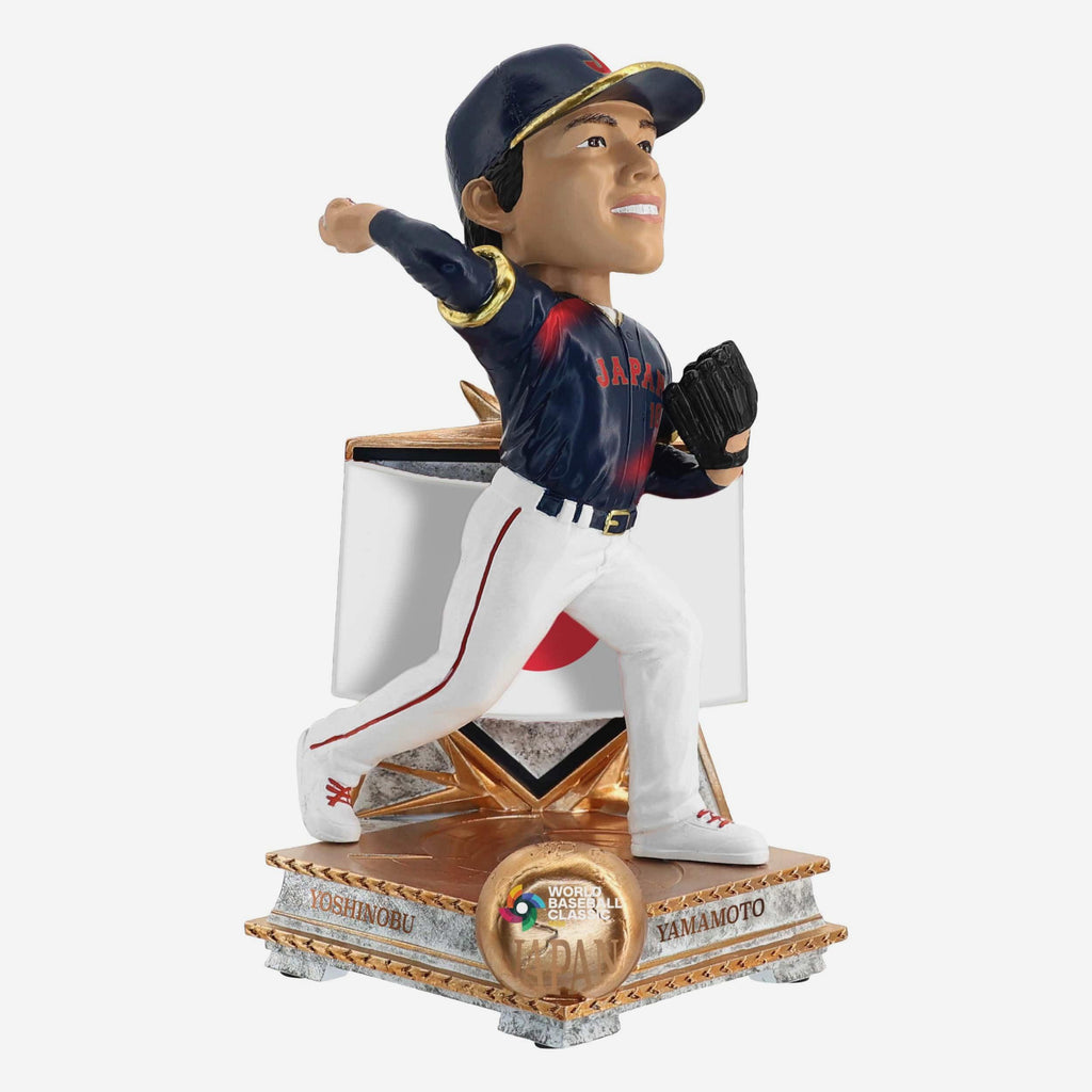 Yoshinobu Yamamoto Japan 2026 World Baseball Classic Flag Bobblehead FOCO - FOCO.com