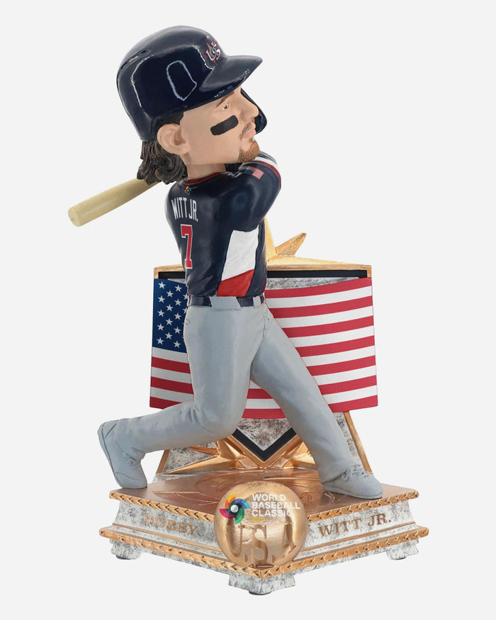 Bobby Witt Jr USA 2026 World Baseball Classic Flag Bobblehead FOCO - FOCO.com