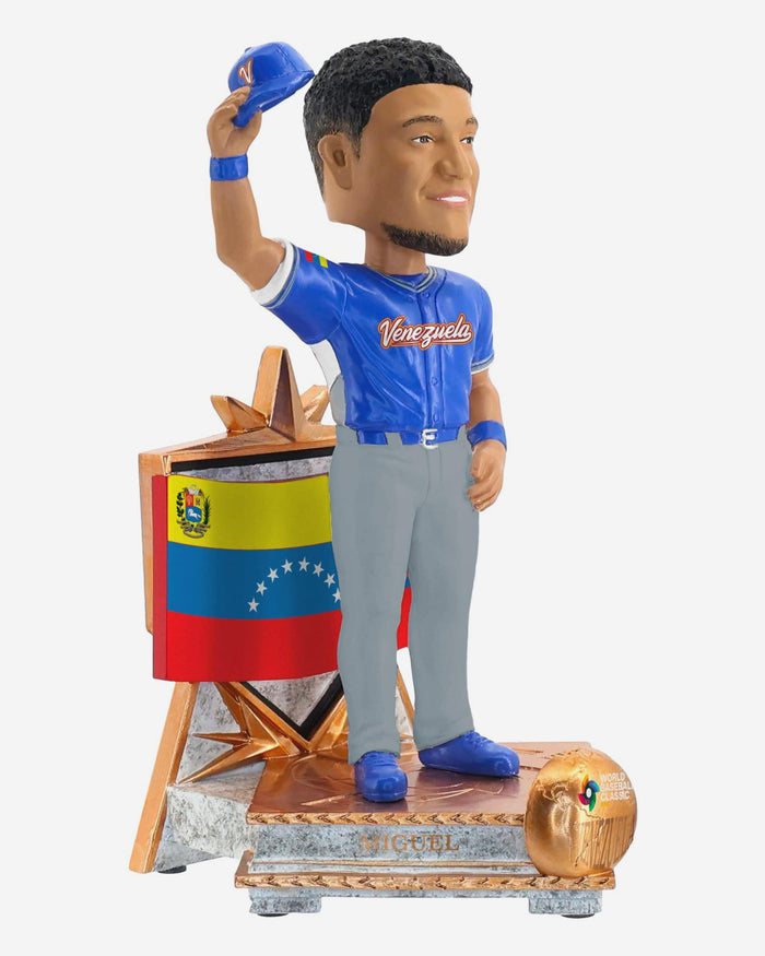 Miguel Cabrera Venezuela 2026 World Baseball Classic Flag Bobblehead FOCO - FOCO.com