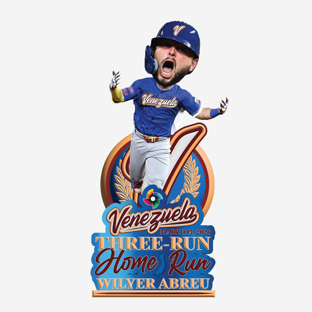Wilyer Abreu Venezuela Go-Ahead Three-Run Home Run 2026 World Baseball Classic Bobblehead FOCO - FOCO.com