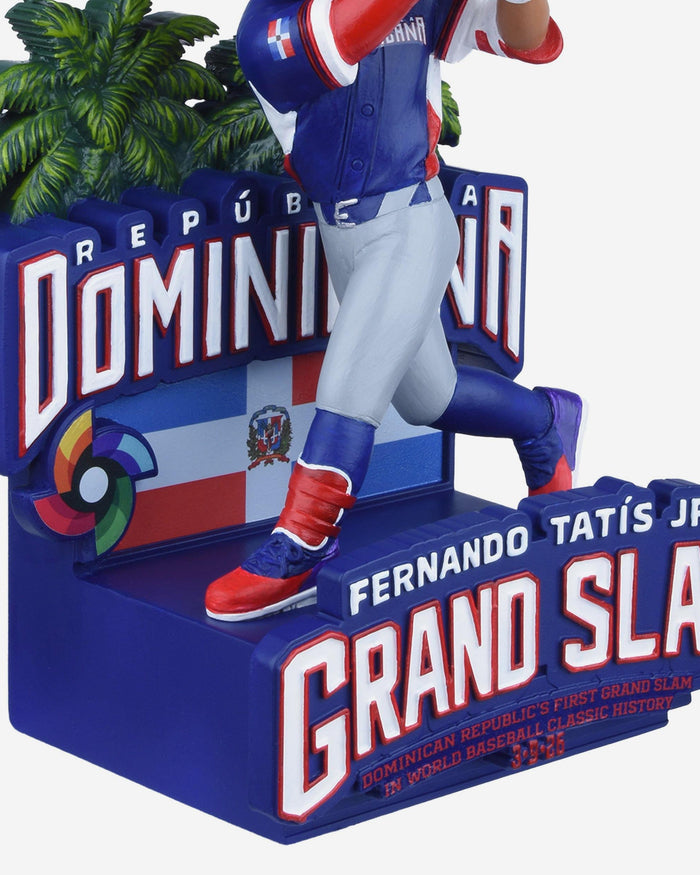 Fernando Tatis Jr Dominican Republic 2026 World Baseball Classic Historic Grand Slam Bobblehead FOCO - FOCO.com