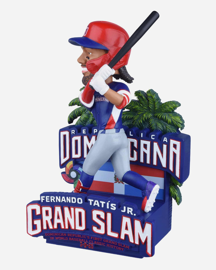 Fernando Tatis Jr Dominican Republic 2026 World Baseball Classic Historic Grand Slam Bobblehead FOCO - FOCO.com