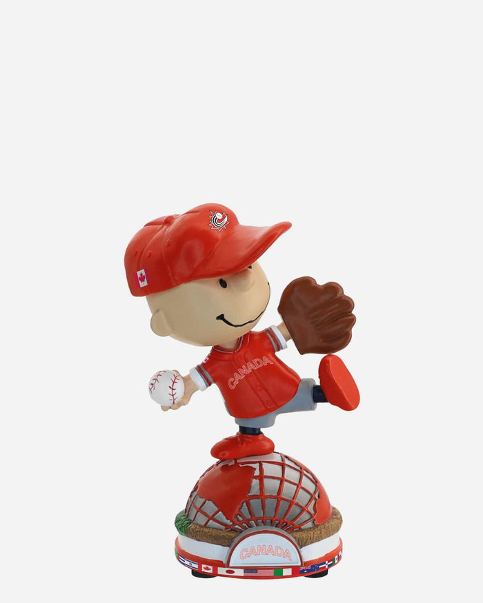 Canada Charlie Brown Peanuts 2026 World Baseball Classic Bobblehead FOCO - FOCO.com