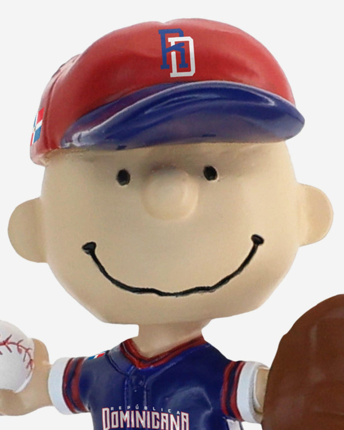 Dominican Republic Charlie Brown Peanuts 2026 World Baseball Classic Bobblehead FOCO - FOCO.com