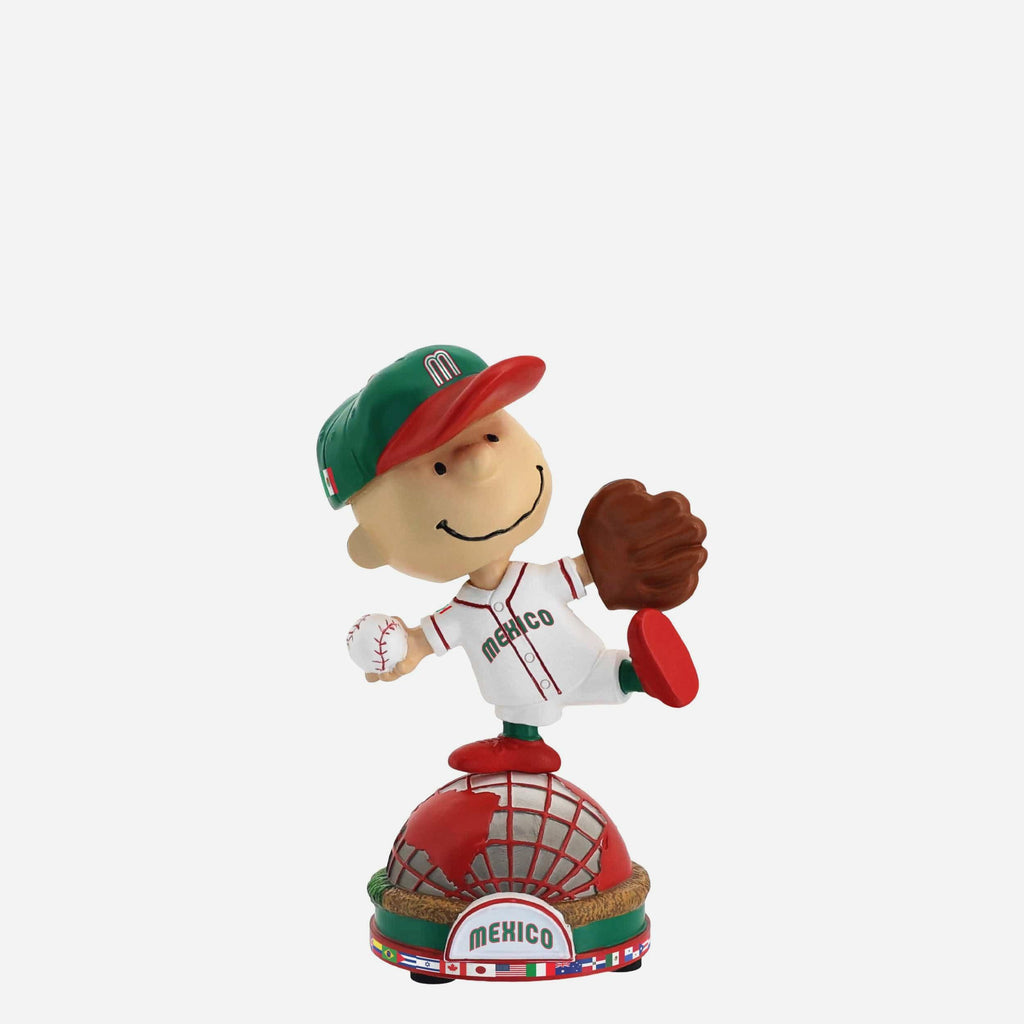 Mexico Charlie Brown Peanuts 2026 World Baseball Classic Bobblehead FOCO - FOCO.com