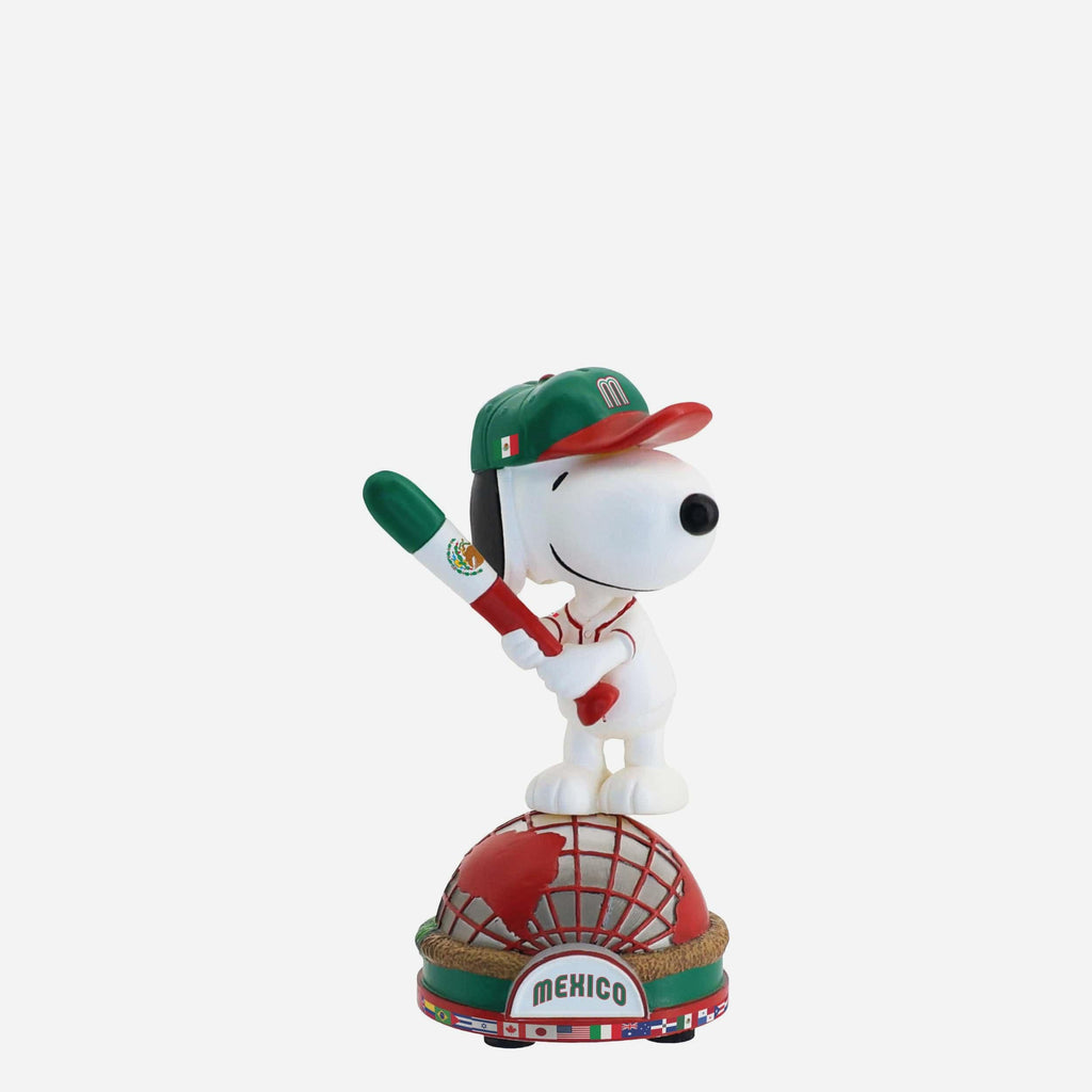 Mexico Snoopy Peanuts 2026 World Baseball Classic Bobblehead FOCO - FOCO.com