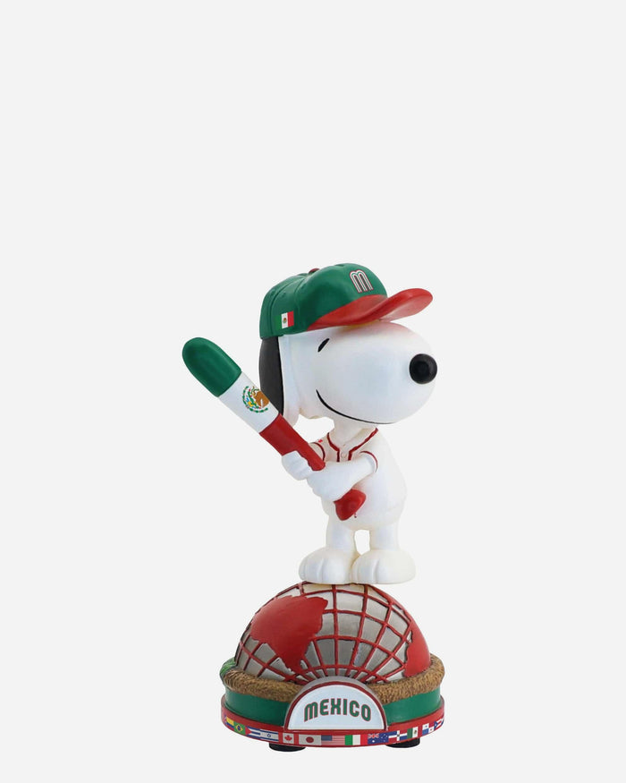 Mexico Snoopy Peanuts 2026 World Baseball Classic Bobblehead FOCO - FOCO.com
