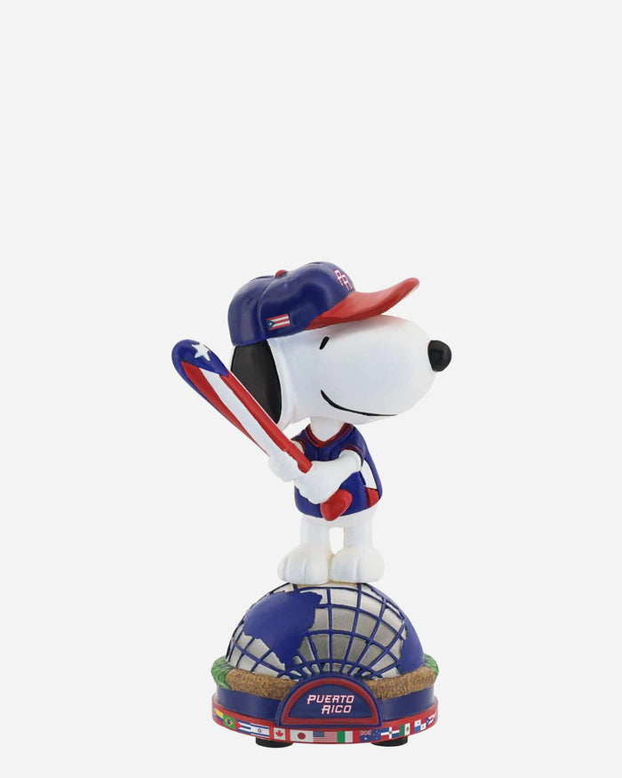 Puerto Rico Snoopy Peanuts 2026 World Baseball Classic Bobblehead FOCO - FOCO.com