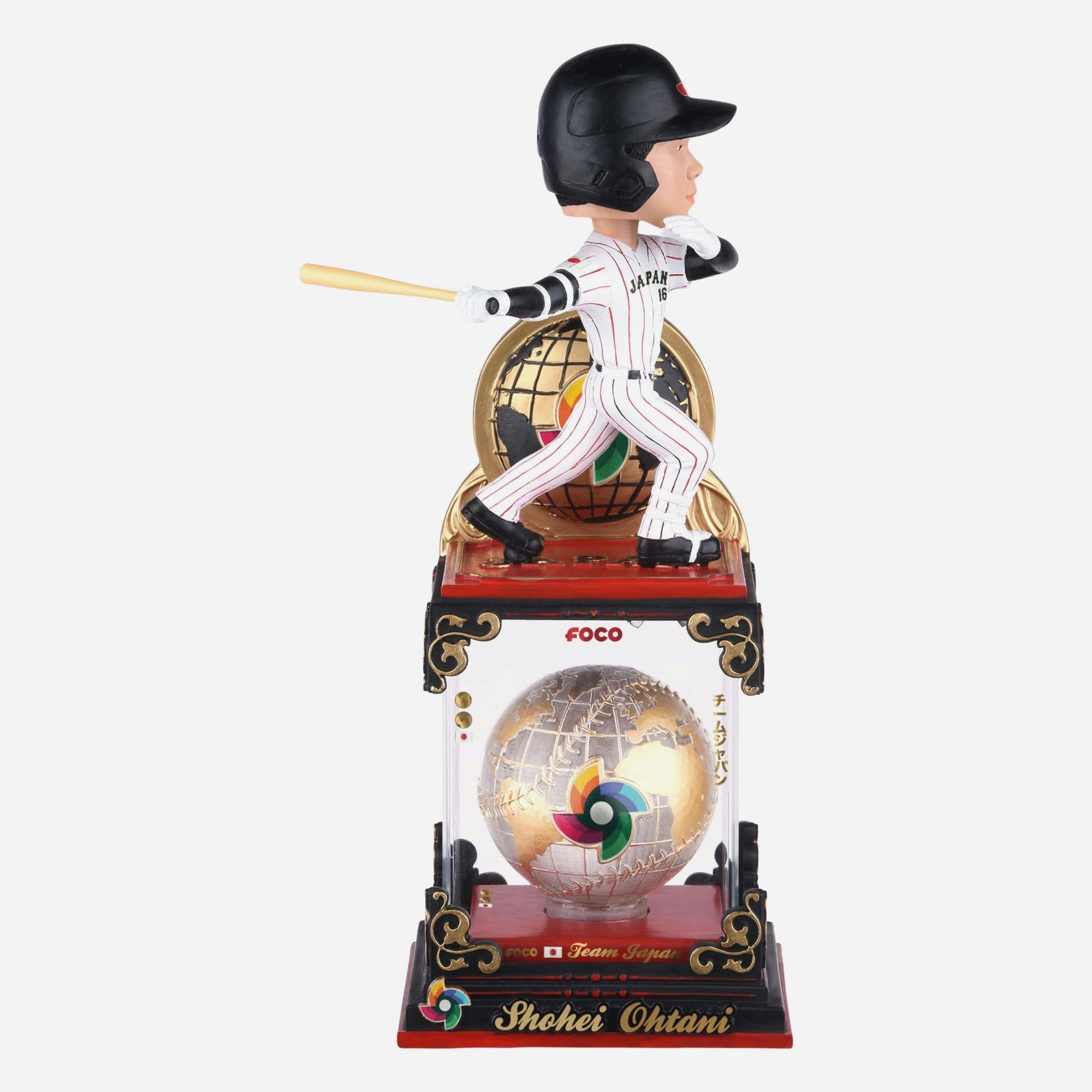 Shohei Ohtani ビッグヘッドフィギュア 3体セット FOCO Shohei Ohtani Japan 2026 World Baseball Classic Globe Case