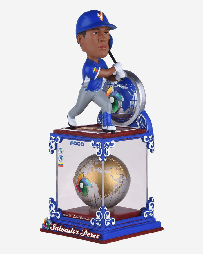 Salvador Perez Venezuela 2026 World Baseball Classic Globe Case Bobblehead FOCO - FOCO.com