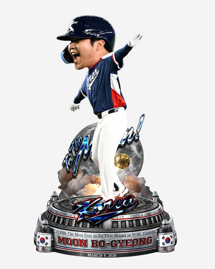Moon Bo Gyeong Korea 2026 World Baseball Classic RBI Record Bobblehead FOCO - FOCO.com