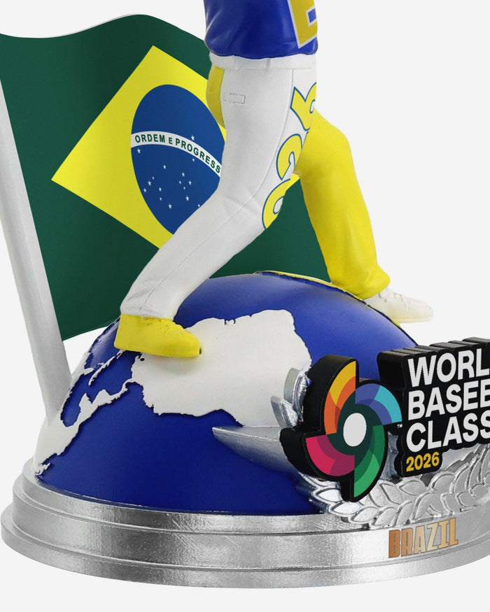 Brazil 2026 World Baseball Classic Bobbles on Parade Bobblehead FOCO - FOCO.com