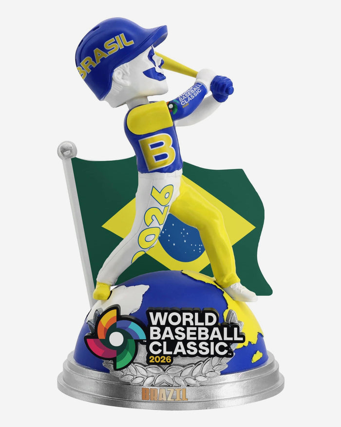 Brazil 2026 World Baseball Classic Bobbles on Parade Bobblehead FOCO - FOCO.com