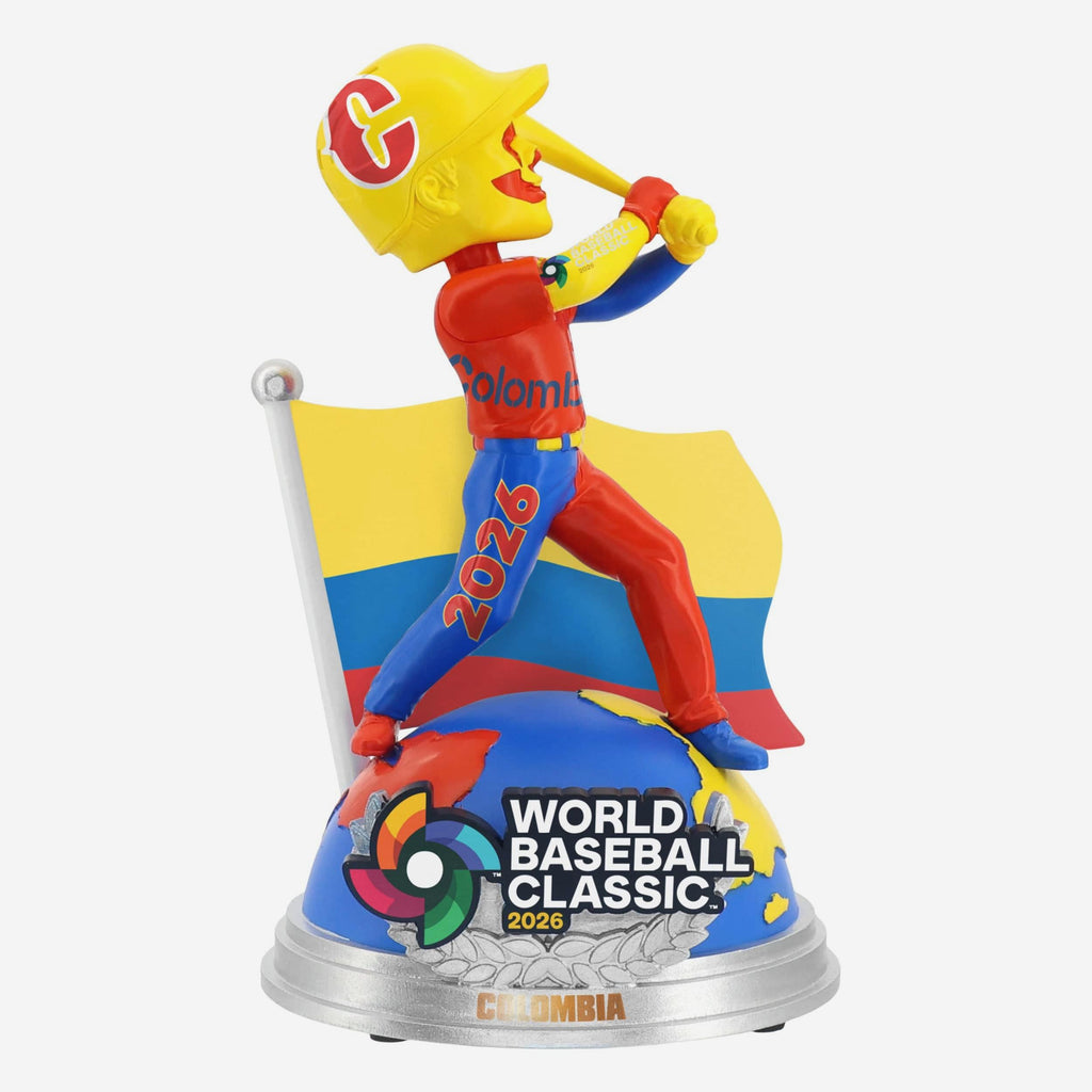 Colombia 2026 World Baseball Classic Bobbles on Parade Bobblehead FOCO - FOCO.com